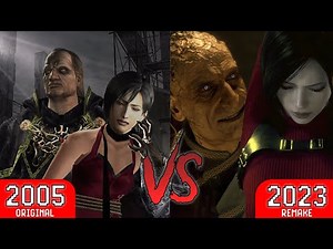 Ada Wong was kidnapped and tied up after Saddler played with her | RE 4 original vs remake