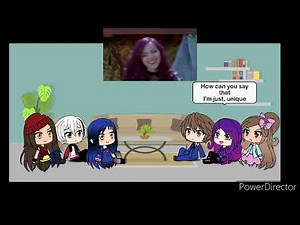 The Descendants React to Rotten to the Core #disneydescendants #gachalife