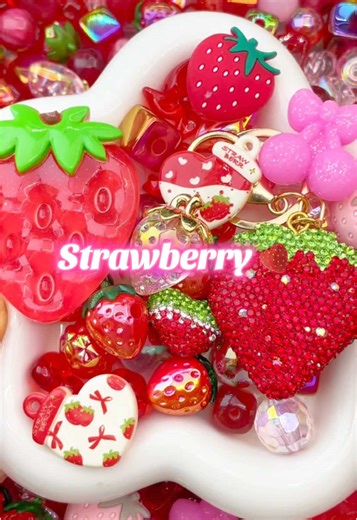 Creative DIY Strawberry Bead Packing