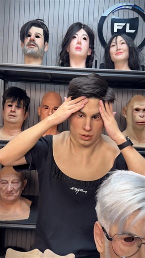 Realism is the most valuable effect. Full-head platinum silicone mask with natural skin movement. Built for cinema, live performance and serious collectors. 📞 Live video inspection available — DM “VIDEO” to view details before ordering. #SiliconeMask #FilmProp #SFXProsthetics #RealisticMask #PremiumProps | Fei Lang Mask