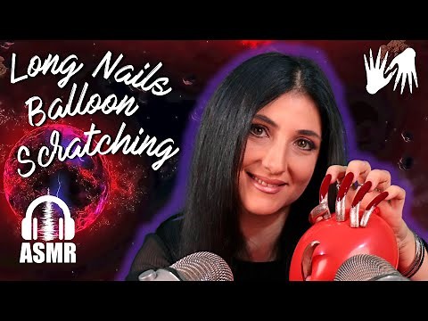 ASMR BALLOON 🎈 Long nails scratching 🌟🌟 Hypnotic sleep