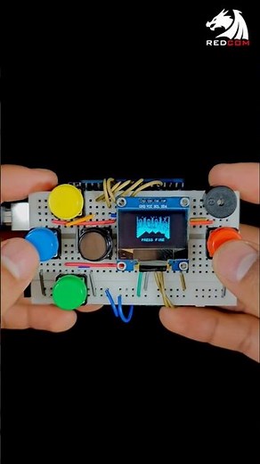 Doom game - Arduino project #circuit #electronics #microcontroller