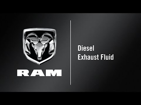 Diesel Exhaust Fluid - Diesel Only | How To | 2019 Ram 2500-3500