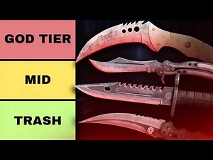 I Rated Every Knife (CS2 TIER LIST)