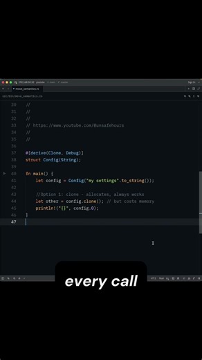 Fix 'use of moved value' in Rust — 3 Ways