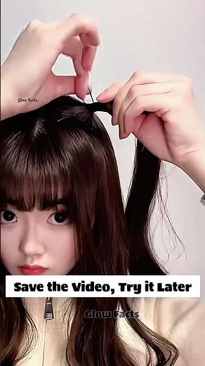 Simple Hairstyle for Long Hair_Easy and Stylish Half Up Double Bow Hairstyle with Bangs 2026 🎀