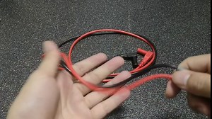 Soft Silicone Electrician Test Lead with Alligator Clips & Threaded Alligator Clips, A-BFastiron Test Lead CAT II 1000V, Test Lead Probe Suitable for Most of Digital Multimeter&Electronic Clamp Meter