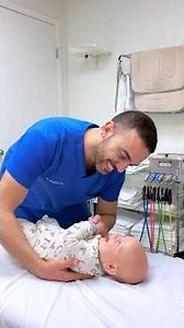 Newborn's First Chiro Adjustment #baby #chiropractictreatment #pediatricchiropractic