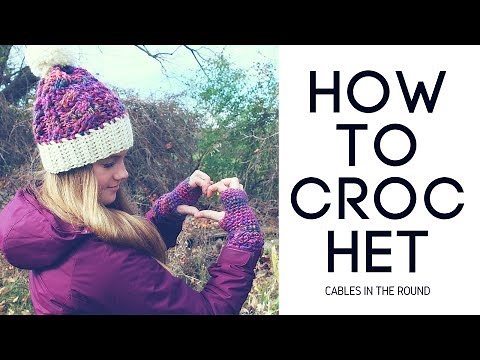 How to Crochet Cables in the Round