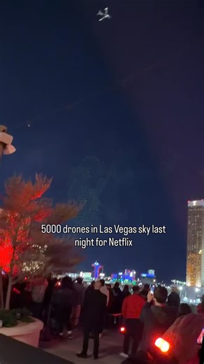 Las Vegas Blogger Content Creator Influencer Local on Instagram: "Las Vegas mega drone show for Stranger Things on Netflix!"