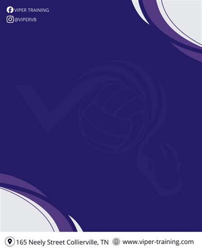 BACK THIS WEEK: VIPER REPS CLINICS🐍 Our 3-week Clinic Series is still happening! Sign up for sessions this week ASAP. Spots are limited, the earlier the better! 🏐 Be sure to register at the link in our bio or head on over to our website💜 #extrareps #practicemakesperfect #viper #vipervolleyball #letsgetinthegym #memphisvolleyball #repsclinics | VIPER Training