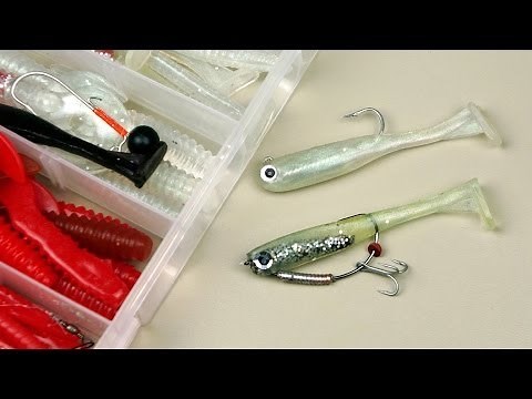 Making Paddle Tail Soft Plastic Fishing Lures part 2