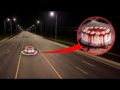 if you see this bloody cake in the middle of the road, run! (it's not safe)
