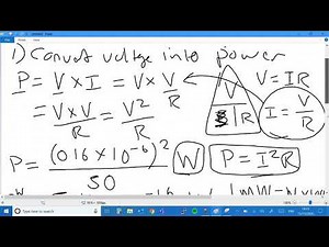 uV to dBm calculations