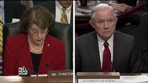 70K views · 795 reactions | Sen. Dianne Feinstein, D-Calif., says she is puzzled about why Attorney General Jeff Sessions wrote a recommendation about firing former FBI Director James Comey, despite President Trump's conflicting explanation of his decision to terminate Comey. Sessions declined to comment on whether he discussed with the president the FBI's handling of the Russia probe under Comey. | PBS NewsHour | Facebook