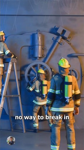 Locked in an Abandoned Bank Vault… A Terrifying Survival Story #edit #animation #hulk #bankvault