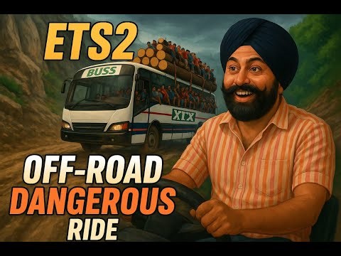 OFFROAD BUS RIDE #ets2 #shortsfeed #shorts #shortslive #horrorgame