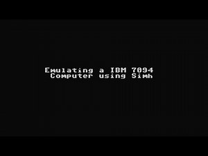 Emulating the IBM 7094 using OpenSimh.