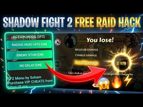 Shadow Fight 2 2.41.9 : Free Raid Hack : Mod Menu : Long Range Hits, Enemy Stun, No Delay
