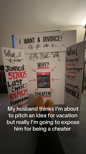 The only place we’re going is to the courthouse #cheaterbuster #cheatinghusband #tinder #caughtcheating #cheater