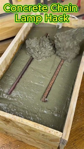 Concrete Chain Lamp Design Build