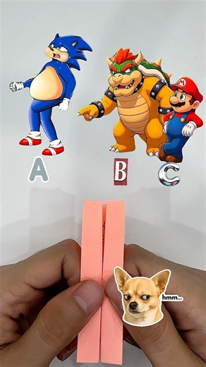 Sonic vs Mario? #sonic #sonicthehedgehog #mario #supermario #stitch #shorts