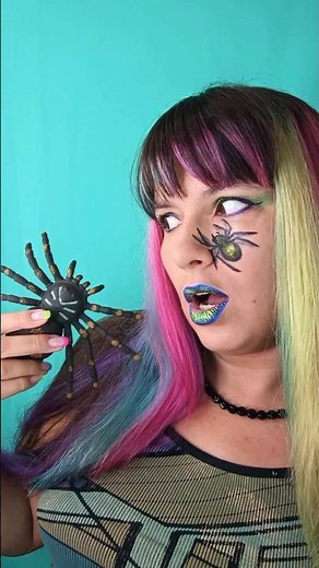 Watch out for Halloween makeup! 🕷️