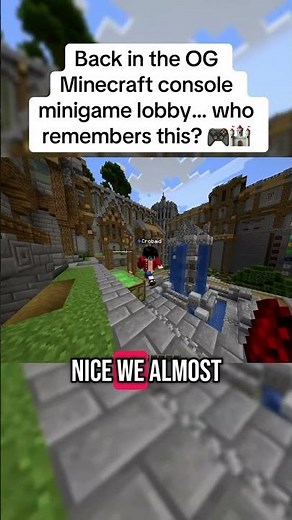 The old minecraft console edition minigame lobby… Who remembers…