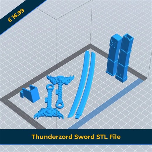 ⚔️ Ready to unleash your inner warrior? Meet the Thunderzord Sword...