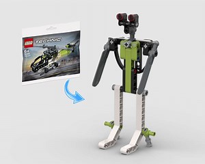 LEGO MOC-173750 Humanoid 30465 Alternative (Technic 2024)