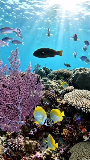 Great Barrier Reef, sistem terumbu karang terbesar di dunia yang ada di lepaspantai Queensland #reef