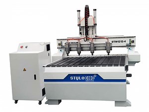 Multi Spindle CNC Woodworking Machine with Four Heads