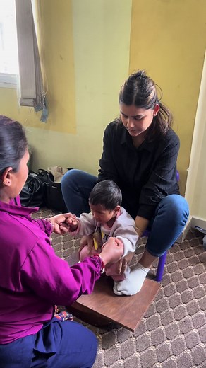 Paediatric physiotherapy#keeploving❤️ #proud_physio