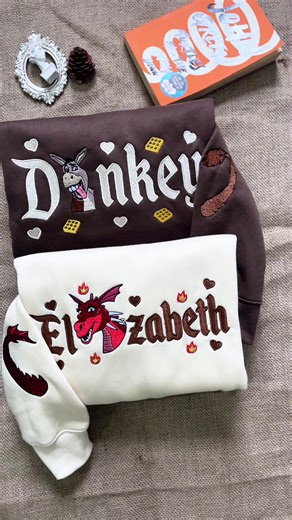 Soft, cute 💕 #sherk #elizabeth #donkey #dinkeysweatshirt #dragon | Donkey From Shrek