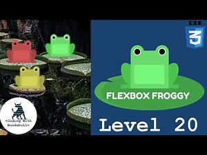 Flexbox Froggy | Lvl 20 | SOLUTION WALKTHROUGH