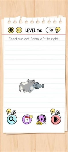 Brain Test Level 150 Solution & Walkthrough | Tricky Puzzles (Android & iOS Shorts)