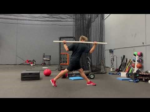 Explosive Movement Drills: How to Improve Pitching Mechanics [P4 Dowel Split Stance Separation Rot.]