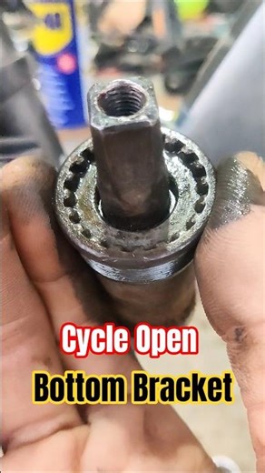 Cycle Bottom Bracket Remove || Bicycle Bearing Condition #shorts