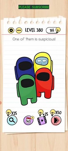 BRAIN TEST LEVEL 380 WALKTHROUGH WITH COMMENTARY