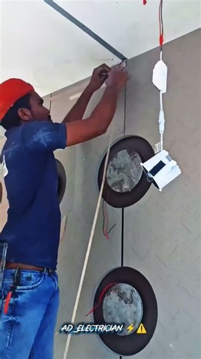 PROFILE INSTALLATION ⚠️ | KASH THODA SUPPORT MIL JATA 😭. #electrician #shorts