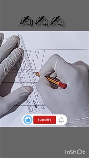 How to Draw 3D Block Letter W ✍️✍️ #3dletters #art