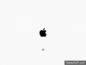 Original Mac OS X Boot Screen - HD on Make a GIF