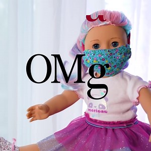 Craft a mask with your little DIY'er that's safe and stylish. ✨ Check out the tutorial on our YouTube channel: https://bit.ly/3gu8Fax | American Girl