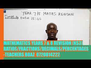 Solving Fractions, Decimals & Percentages( KS3) Year 7/8