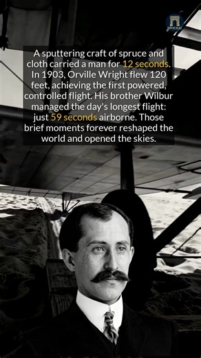 6.3K views · 86 reactions | The Wright brothers first flight lasted just 12 seconds but launched the age of aviation. #history #discovery #aviation #wrightbrothers | Epochal | Facebook