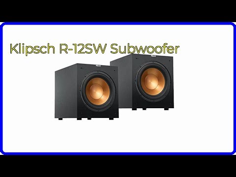 REVIEW (2025): Klipsch R-12SW Subwoofer. ESSENTIAL details.
