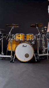 6.7K views · 1K reactions | Swapping in the new Masters Maple shells in 873 Gold Oyster Swirl. Set up with the Pearl ICON Rack and completed with the 14” x 6.5” Free Floater Phosphor Bronze Snare Drum. #drums #drumming #drummers | Pearl Drums Europe | Facebook