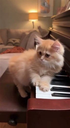 This Kitten Plays Piano Like a Pro!