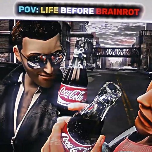 POV: Life before brainrot... 🥱🍷 - GTA 3 Coca Cola Meme | Dancin - Aaron Smith (Slowed)