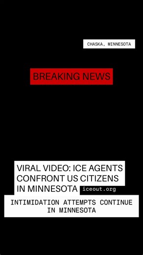 Breaking: ICE agents in Chaska, Minnesota are confronting U.S. citizens and refusing to explain why. Viral video shows an agent exit a vehicle, approach a car and deliver, "One warning," while the driver demands to know what crime was committed. The encounter raises urgent civil liberties questions under President Trump’s aggressive immigration enforcement: who authorized this stop and on what legal basis? Local leaders and civil rights advocates are demanding answers and accountability. This fo